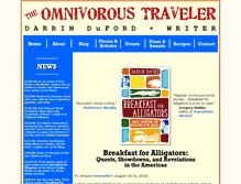 Tablet Screenshot of omnivoroustraveler.com